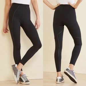 GOOD AMERICAN BLACK CORSET SEAM LEGGING SIZE SMALL